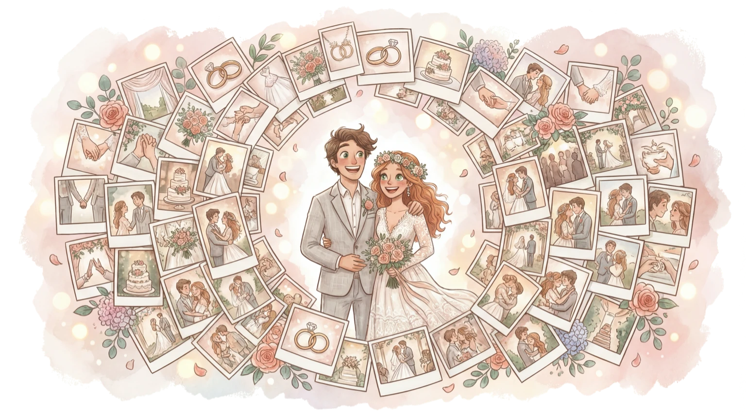 Illustration of event photo sharing