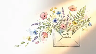 Help sending out your "thank you" cards after a wedding